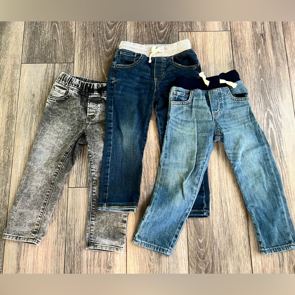 Boys 4T Jeans (three pair)
